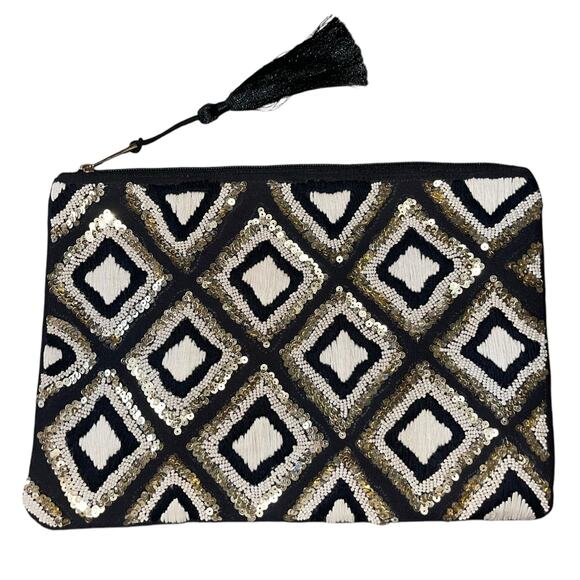 Ashiana Handbags - Ashiana London Sequin Clutch Bag